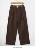 [BAON] Hipau Cotton Pintuck Pants Raised ver