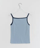 Tater Dot Color Matching Strap Sleeveless