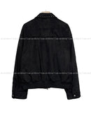 Ramon suede blouson jacket