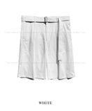 Tamis linen belted half pants