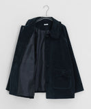 Rempa Corduroy Ribbon Collar Jacket