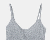 Rugen Incision Flower Sleeveless