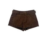 Dura Stud Suede Belt Shorts