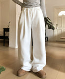 [U-BASIC] Huz D-ring Pintuck Balloon Sweatpants