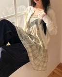 Ara Frill Check Sleeveless One Piece