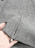 Meryl Stud Two-Way Zip-Up