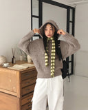 Sobel Pogeun Alpaca Loose Fit Hoodie Knitwear