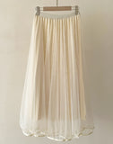 Pierre Double Tulle Banding Skirt
