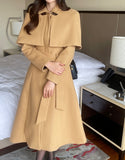 Riffel Cape Flare Long Coat