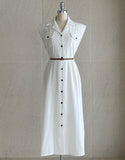 Luitte Shirt Sleeveless One Piece (Belt Set)