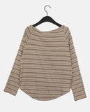 Petz Stripe Half Burton Long Sleeve T-Shirt