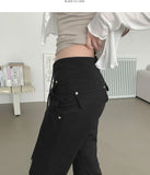 Banding Unique Cooling Patch Pocket Span Bootcut Pants