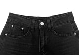 Swan Washing Denim Pocket Wide Pants
