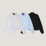 Brud Rivet Crop Shirt