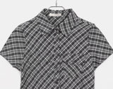 Moku Check Slim Pocket Short Sleeve Shirt