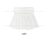 Mulve folding flare skirt pants
