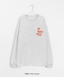 [unisex] Kiori Sun Printing Over Long Sleeve Tee