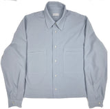 Two Pocket String Shirt Jacket