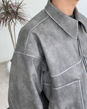 RENNE Vintage Leather Jacket