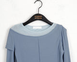 Nut Unbalance Layered Color Matching Long Sleeve T-shirt