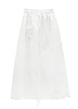 Shirring Balloon Nylon Skirt