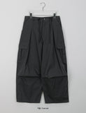 [unisex] Genki parachute string wide cargo pants