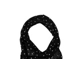 Pinne Dot Drape Halter Sleeveless