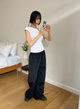 UNDER SHIRRING NYLON PANTS