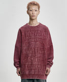 [PBA] Five AJO Logos Washed Sweater