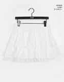 Sharid Check Frill Mini Skirt