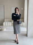 Seribel Shirring Puff Knit