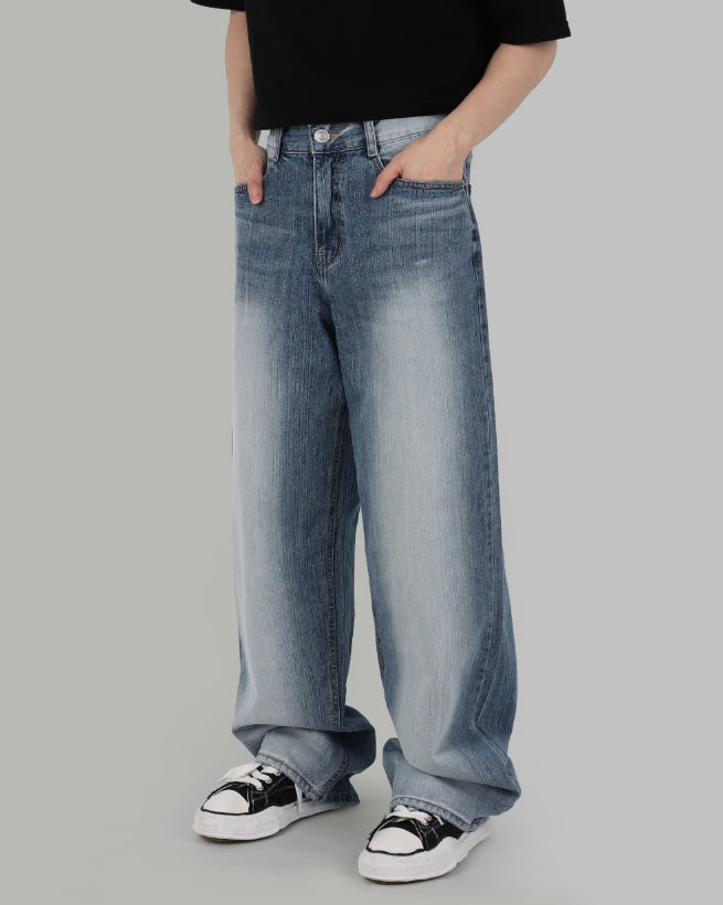 【SCENERITY】Nigel denim wide jeans SCENERITY (シナリティ) - ナイジェルデニムワイドジーンズ