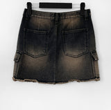 KOND CARGO denim skirt