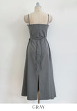 Shua Twist Wrap Bustier Long One Piece