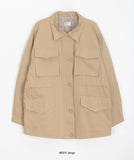 Uuni pocket collar half field jacket