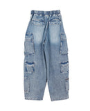 Kens zipper cargo denim pants