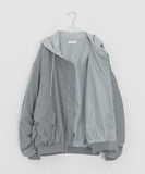 [unisex] Youinb Two-Way Shirring Hood Flight Jumper