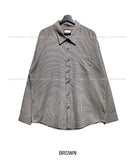 Claw cotton oversized fit checkered shirt