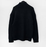 Hillen Oversized Fit Knit Zip-Up