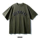 Oil Khaki Pigment Short Sleeve