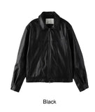 Mayden Crop Leather Jacket