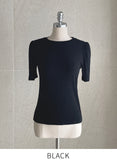 Rebeulri Round Shirring T-Shirt