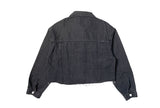 Wed Denim Crop Damage Jacket
