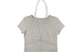 Mens Dot See-Through Layered Short Sleeve T-Shirt