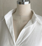 Halo Half-Open Collar Blouse