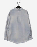 Noki see-through check oversized fit shirt