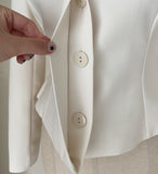 Ariel Tailored Collar Short Jacket