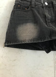 Side zipper mini skirt