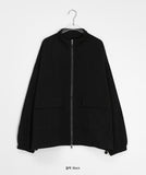 Tan Two Way Wind Jumper
