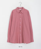 [unisex] Ningpo Color Plain Over Shirt